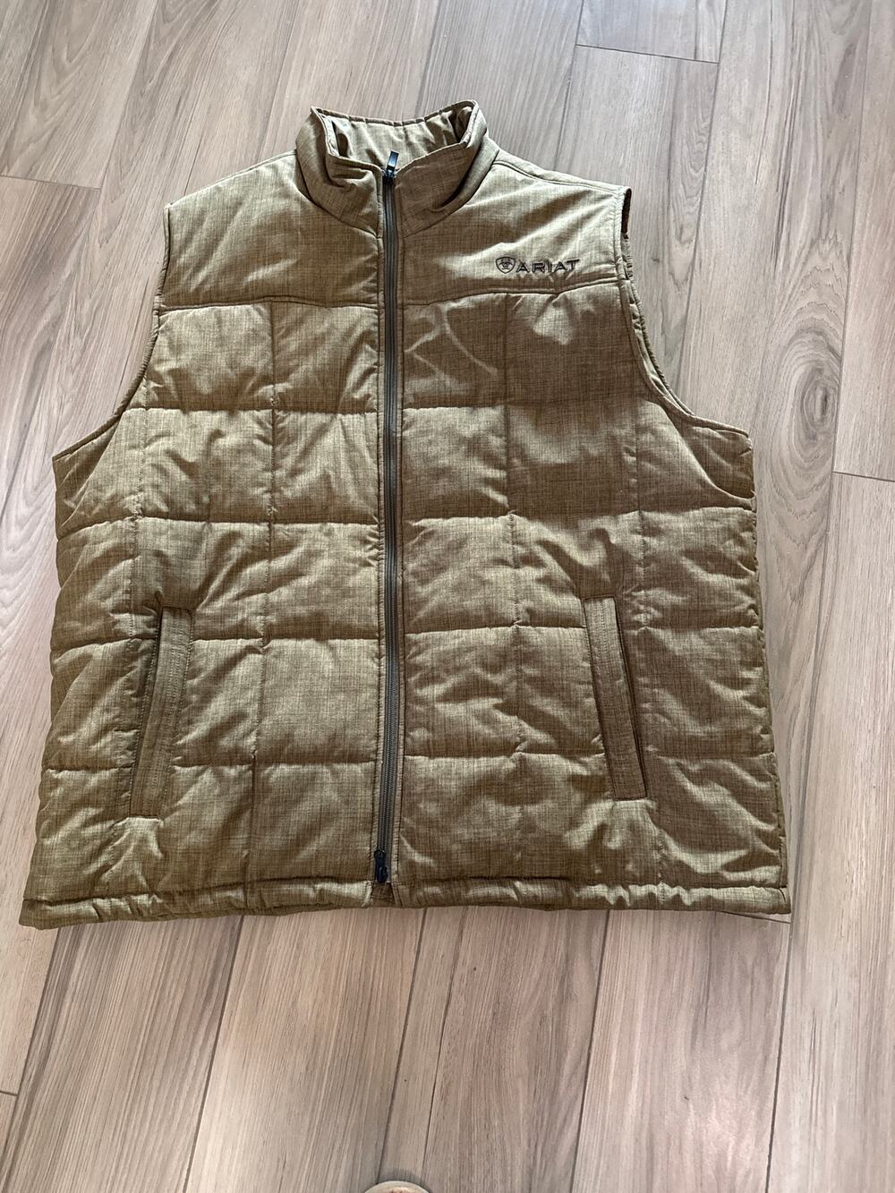 NEW Ariat Crius Insulated Vest Men's XXL TTG 3XL Crocodile Full Zip Western